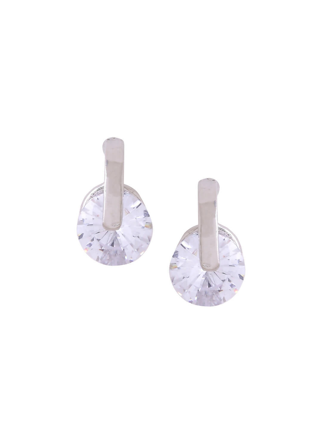 NVR Women Cz Studded Studs Earrings - Distacart
