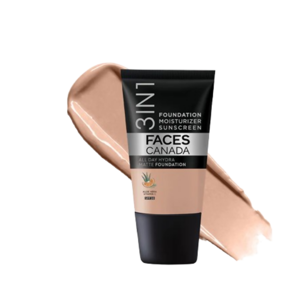 Faces Canada All Day Hydra Matte Mini Foundation - Warm Natural 021 - Distacart