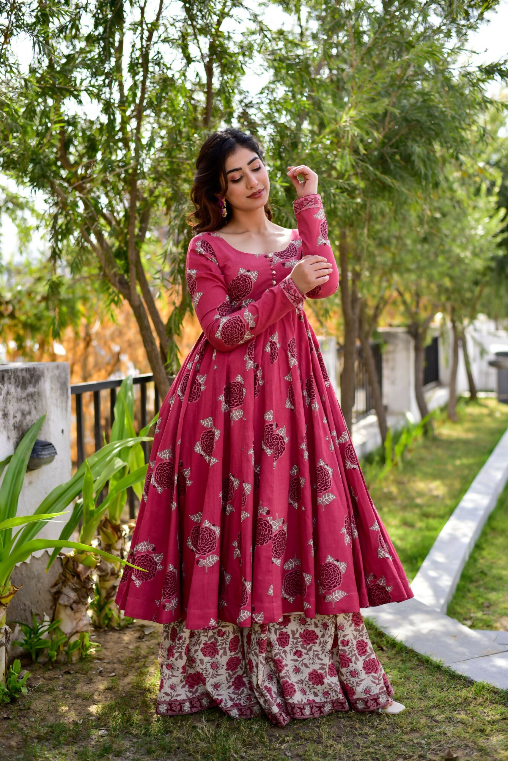 Aayaa Pure Cotton Silk Suit With Heavy Digital Print - Multi Color - Distacart