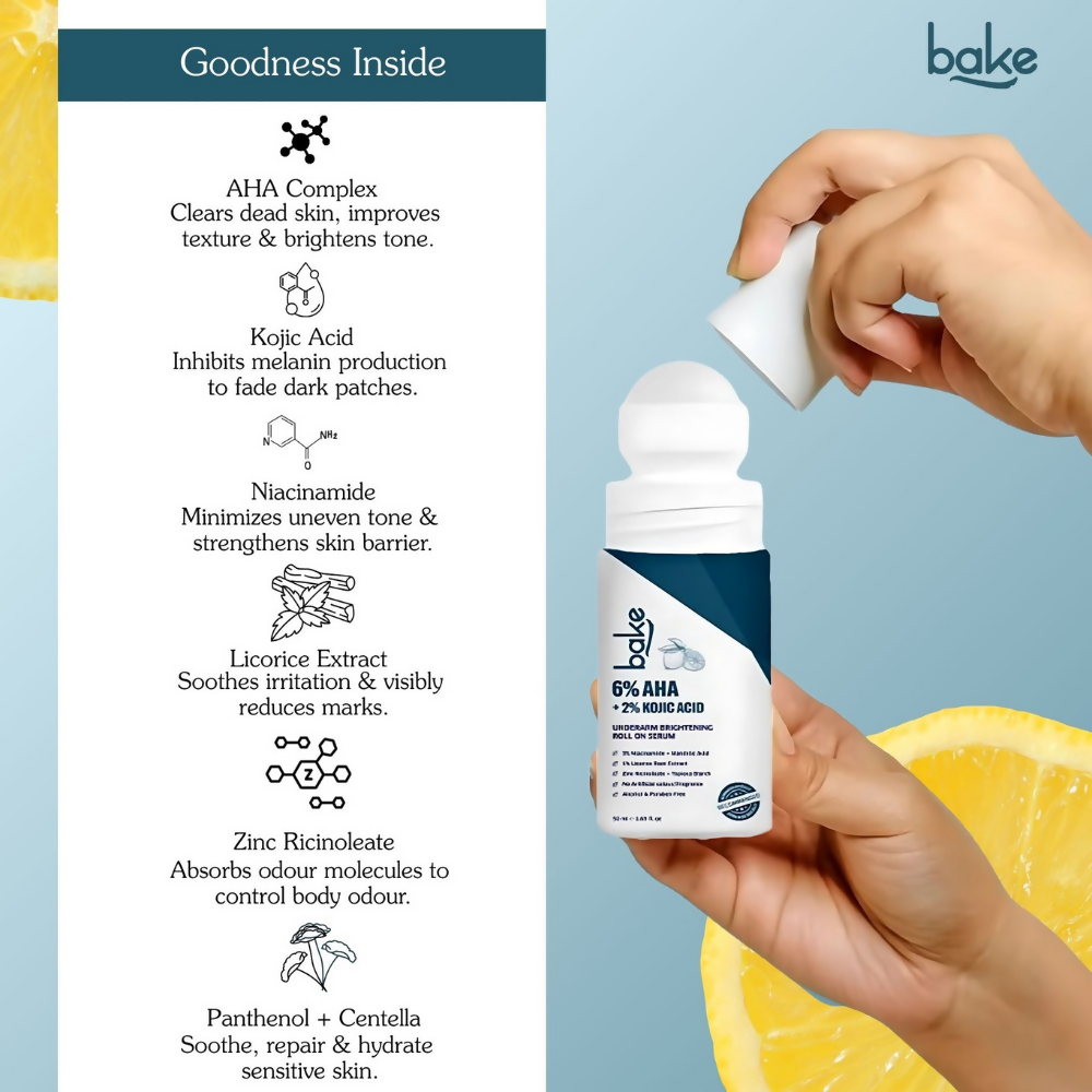 Bake BrightErase™ Underarm Brightening Roll-On Serum