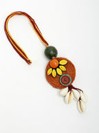 NVR Women & Men Set of 2 Multicolor Sea Shell Handcrafted Bhaiya Bhabhi Rakhi With Roli Chawal - Distacart