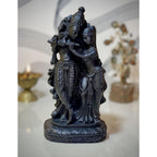 HR Enterprises Black Radha Krishna Idol
