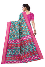 Vamika Rama Green Linen Jari Border Saree (JANKI RAMA) - Distacart