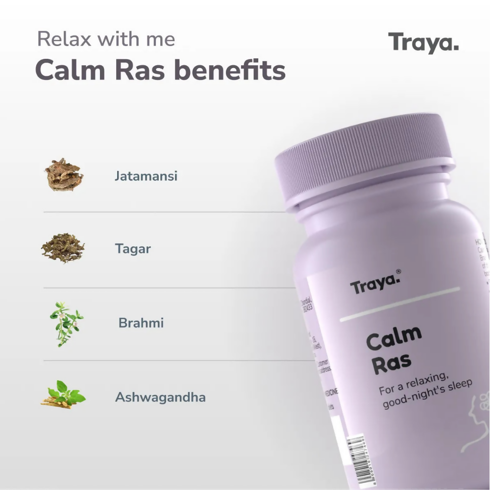 Traya Calm Ras Tablets - Distacart