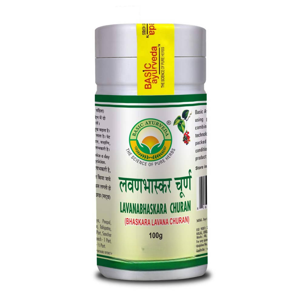 Basic Ayurveda Lavanbhaskar Churna - Distacart