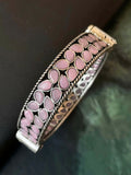 Joban Fashion Onion Pink Brass Oxidized Ethnic Openable Kada - Distacart