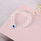 NVR Men & Women Transparent Beaded Elasticated Bracelet - Distacart