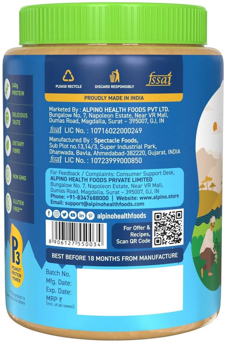 Alpino Classic Peanut Butter Crunch - Distacart