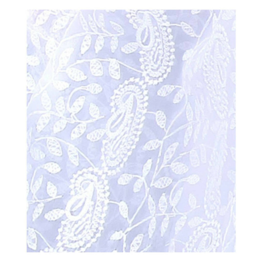Akarshan viscose Lukhnowi Chikankari Anarkali kurta with Leggings - White