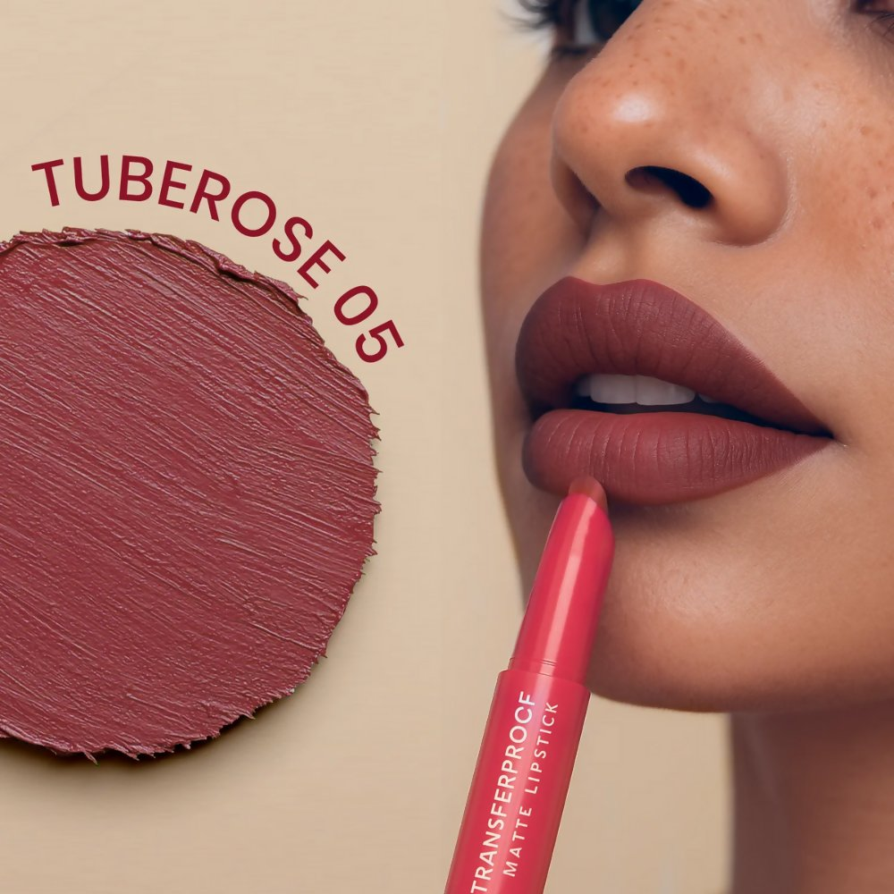 NY Bae Transfer-proof Matte Crayon Lipstick – Tuberose 05