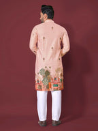 Anaita Light Pink Multicolour Kurta - Distacart