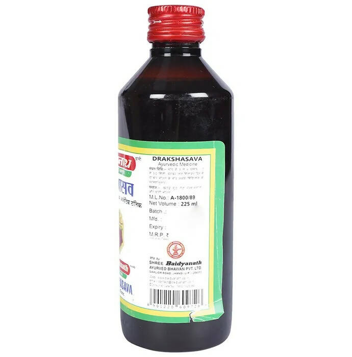 Baidyanath Jhansi Drakshasava Tonic - Distacart