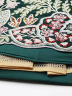 House of Panchhi Green Georgette Sequins and thread embroidery Lehenga choli & Dupatta