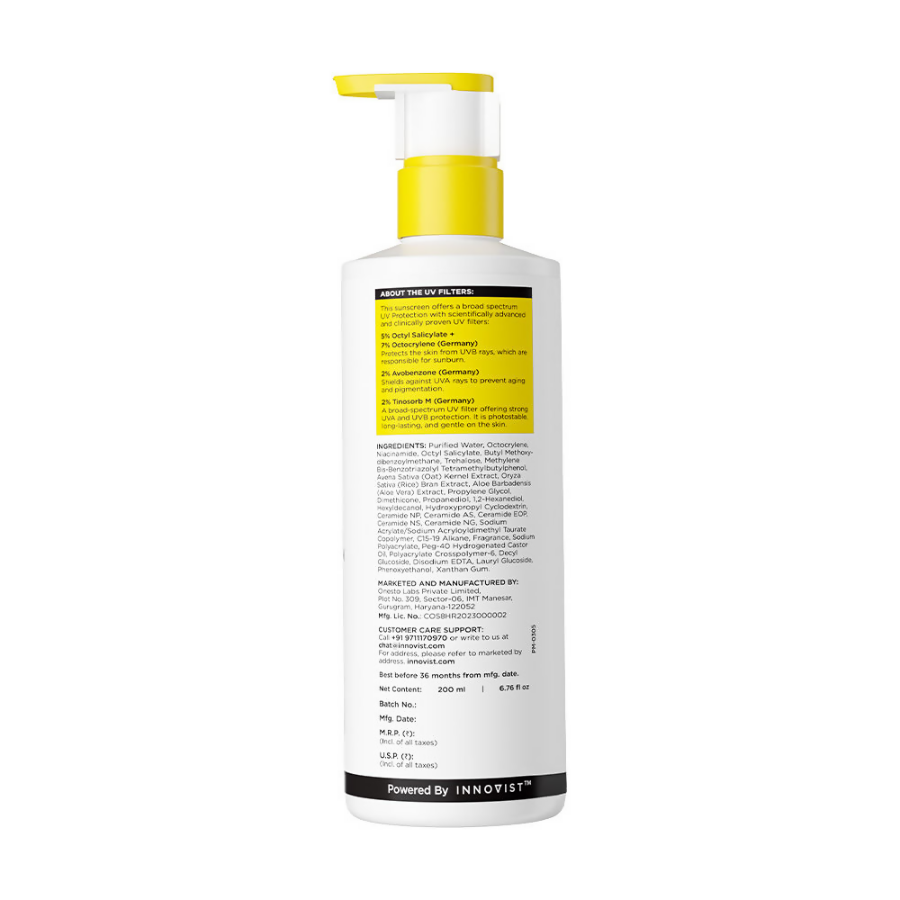 SunScoop 5% Niacinamide Daily Moisture Sunscreen Body Lotion SPF 50+ PA++++