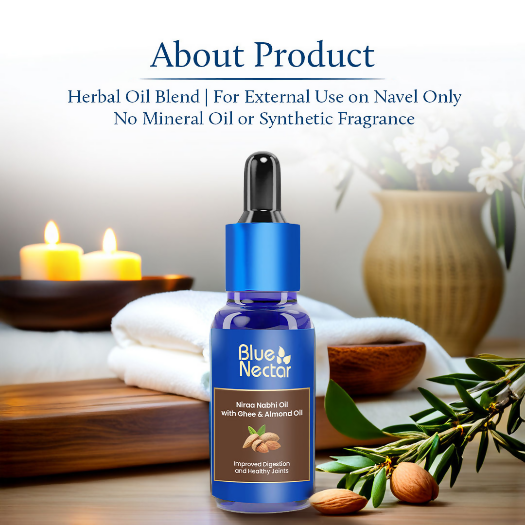 Blue Nectar Niraa Nabhi Oil with Almond Oil