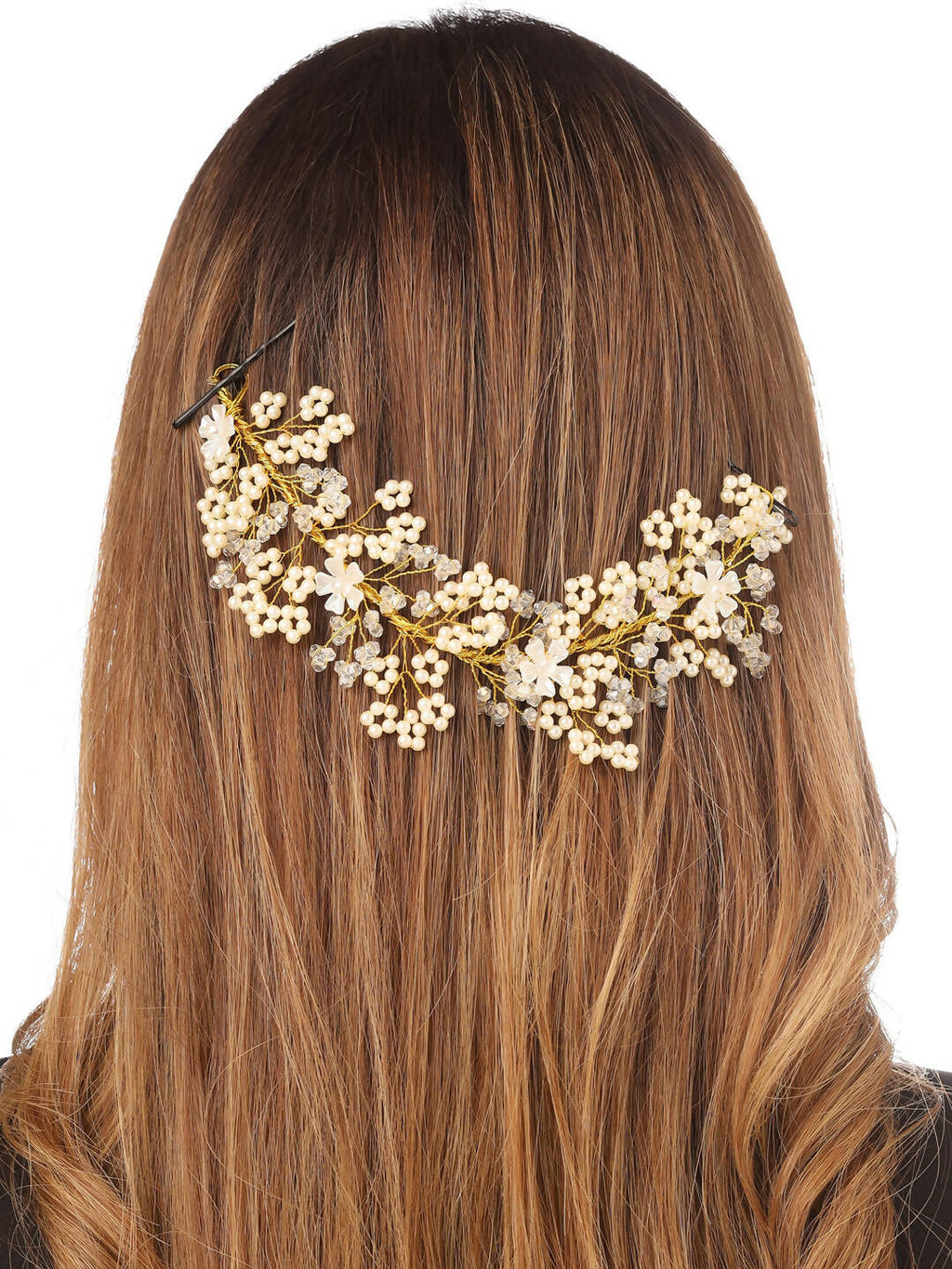 NVR Women Embellished Beaded Hair Accessory Set