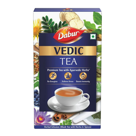 Dabur Vedic Premium Ayurvedic Herbs Black Loose Tea