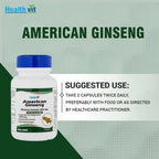 Healthvit American Ginseng Capsules - Distacart