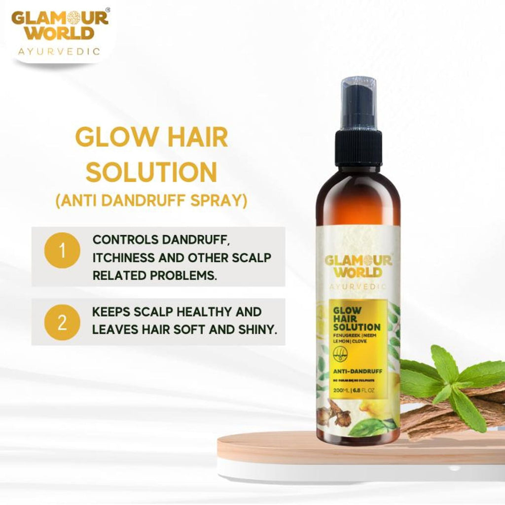 GLAMOUR WORLD AYURVEDIC Glow Hair Solution