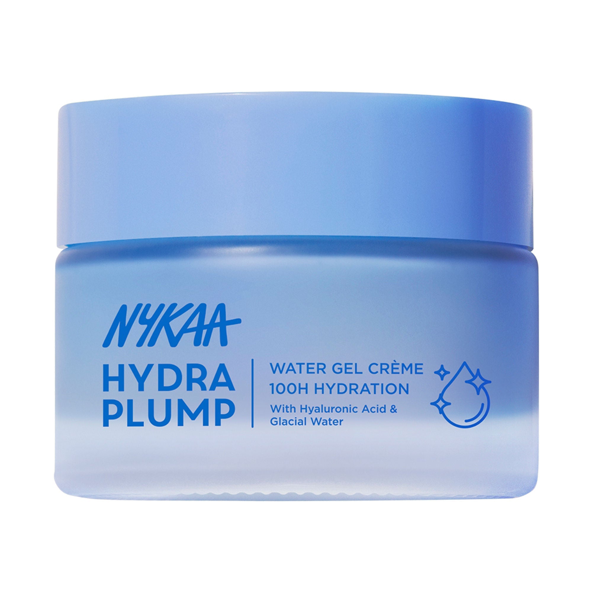 Nykaa Skin Hydra Plump Water Gel Creme Moisturiser, 100Hr Hydration, Normal, Dry & Combination Skin