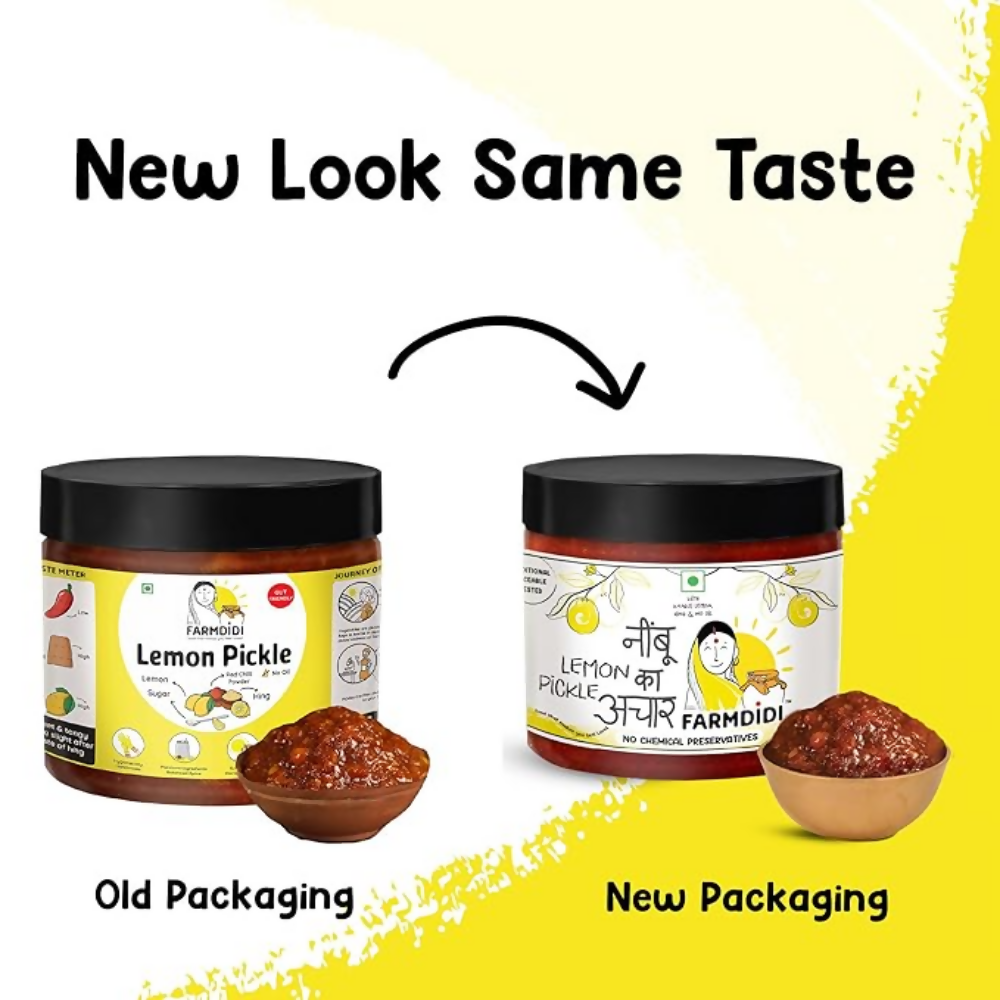 FarmDidi Crushed Lemon Pickle - Lemon