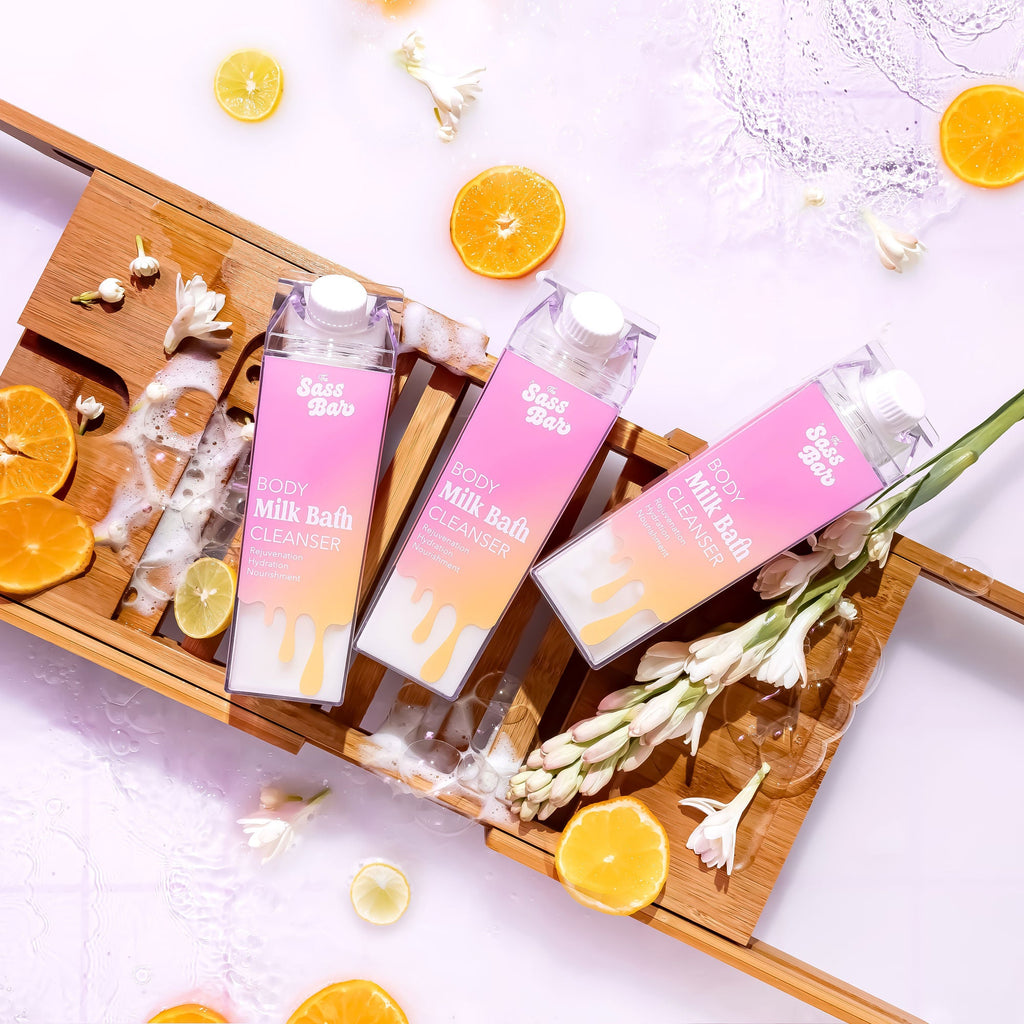 The Sass Bar Dawn Exfoliating Bodywash with Lactic Acid + Centella for Sensitive Skin