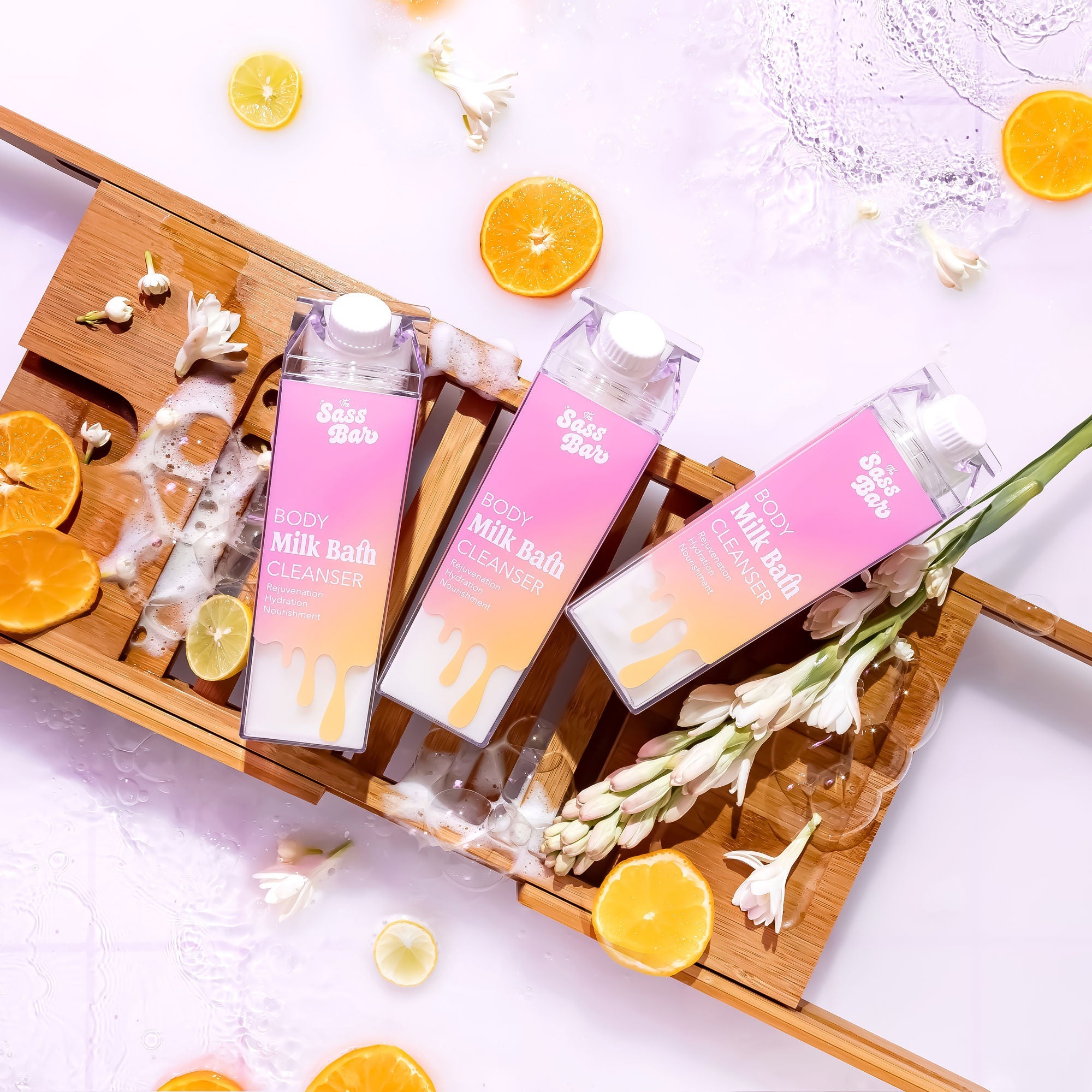 The Sass Bar Dawn Exfoliating Bodywash with Lactic Acid + Centella for Sensitive Skin