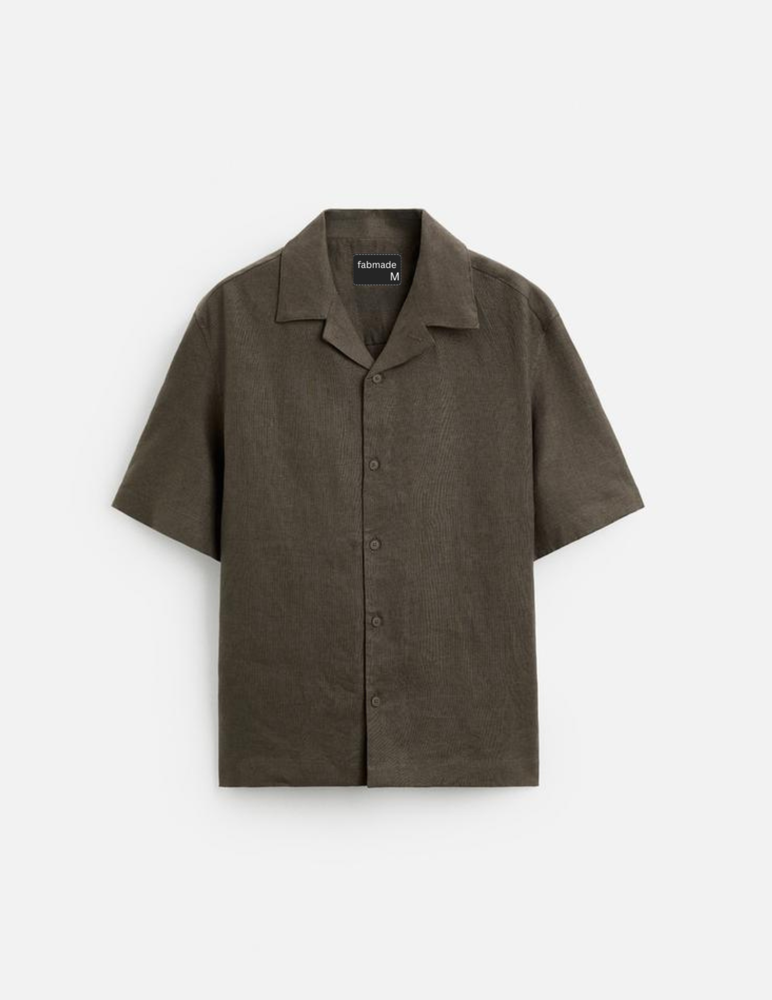Fabmade Men’S Brown Cotton Shirt