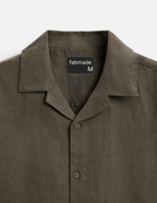 Fabmade Men’S Brown Cotton Shirt