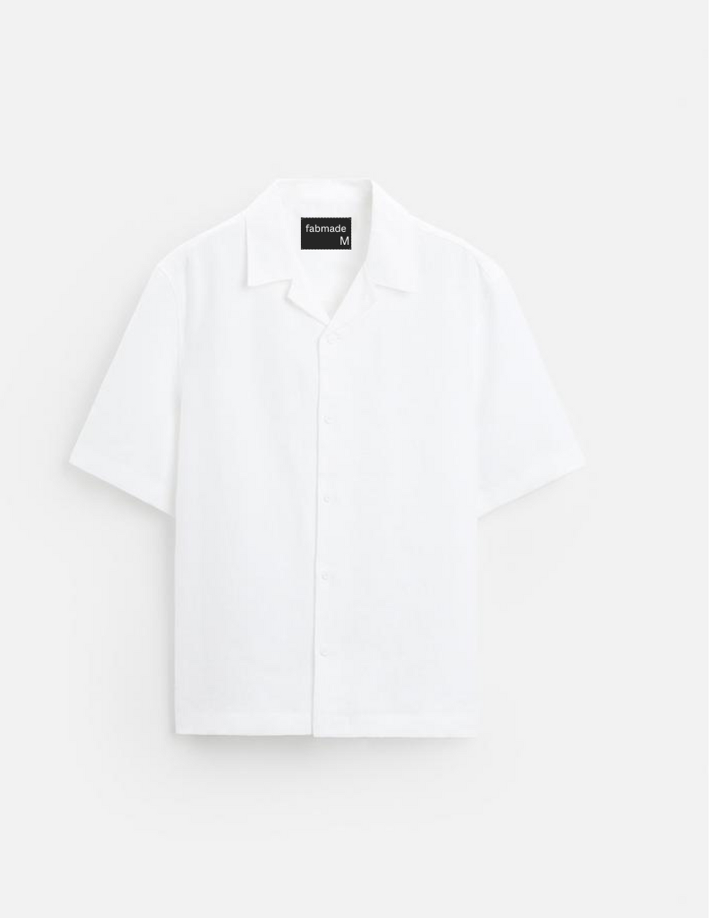 Fabmade Men’S White Cotton Shirt