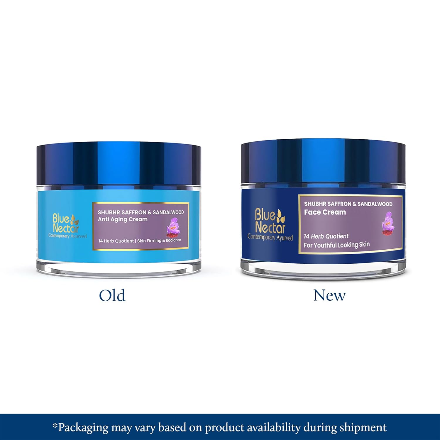Blue Nectar Shubhr Anti Aging Saffron & Sandalwood Cream for Women - Distacart