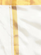 Sethukrishna Men Cream-Coloured Solid Dhotis - Distacart