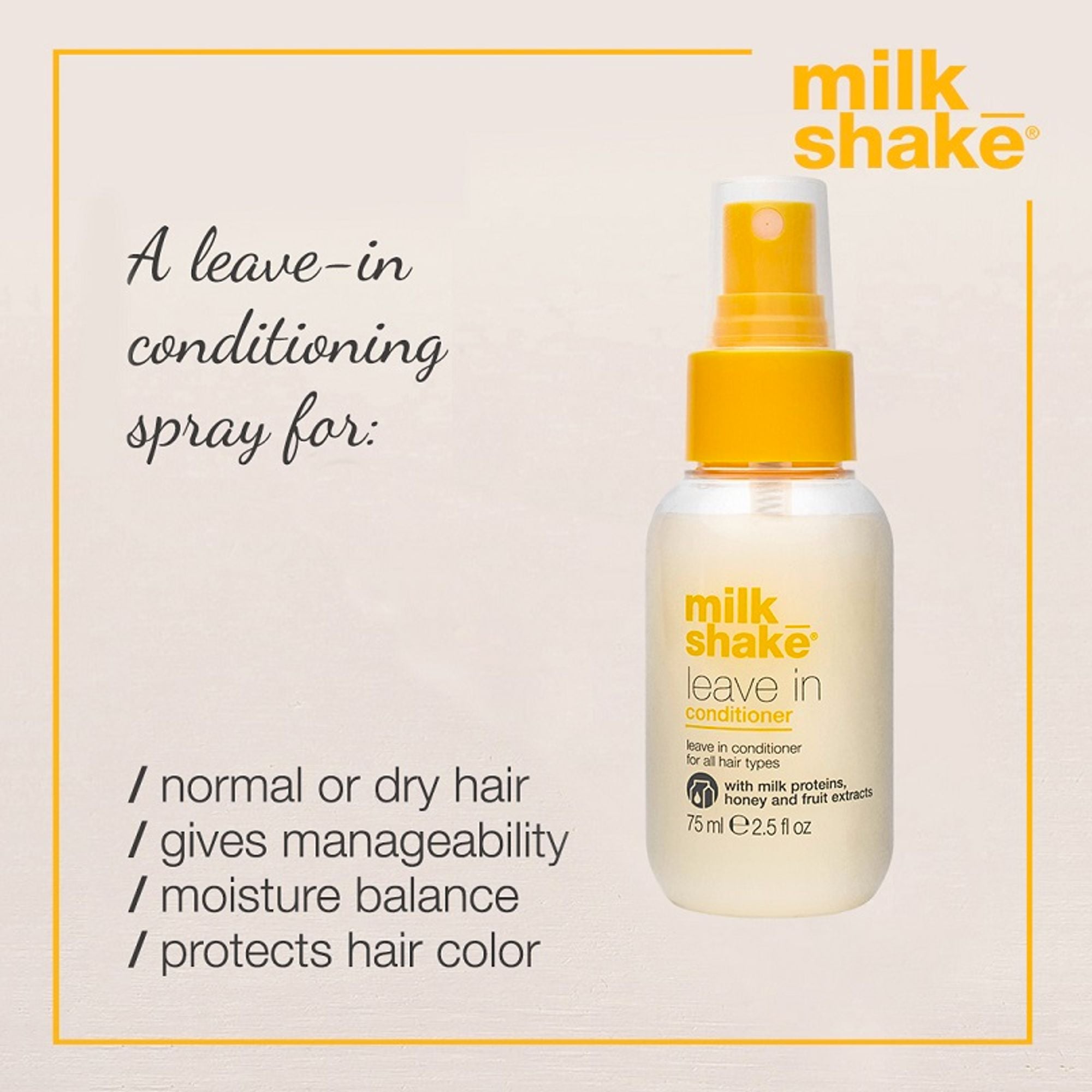 Milkshake Leave-In Conditioner - Damage Control & Detangle
