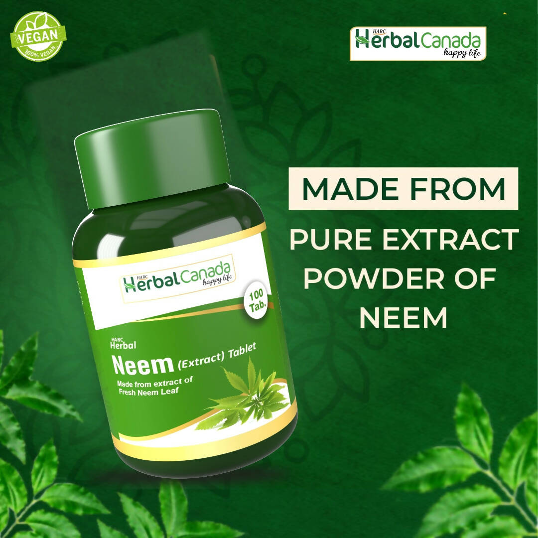 Herbal Canada Neem Extract Tablets - Distacart