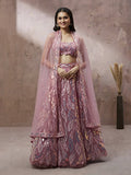 House of Panchhi CORAL Net Sequinse Work Lehenga & Blouse, Dupatta
