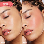 Makeup Revolution Superdewy Liquid Blush Burst - Strawberry Milkshake Cool Pink - Distacart