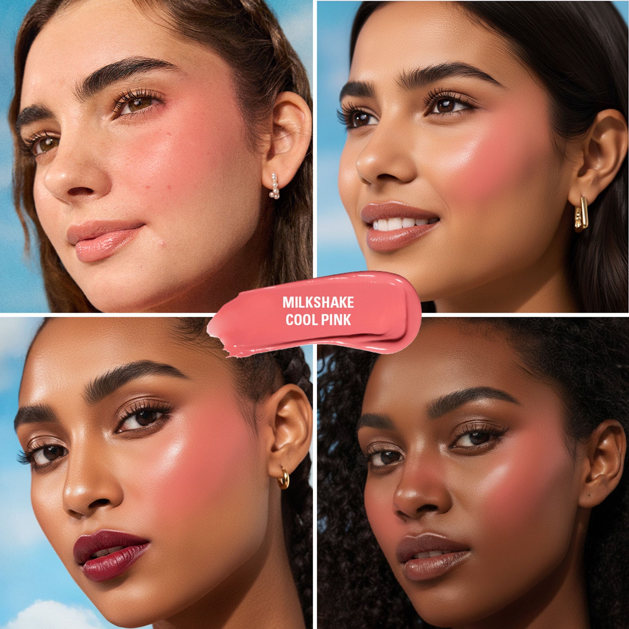 Makeup Revolution Superdewy Liquid Blush Burst - Strawberry Milkshake Cool Pink - Distacart