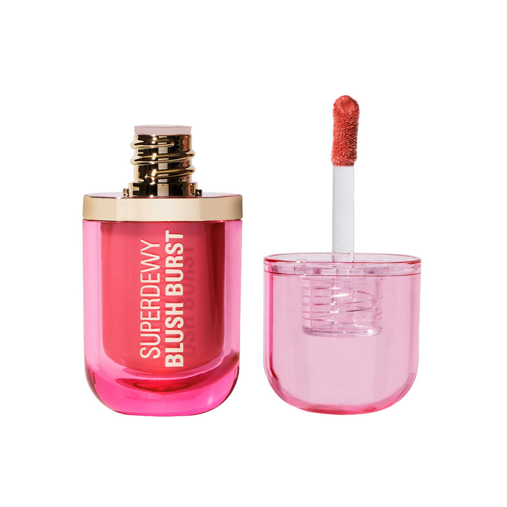 Makeup Revolution Superdewy Liquid Blush Burst - Strawberry Milkshake Cool Pink - Distacart