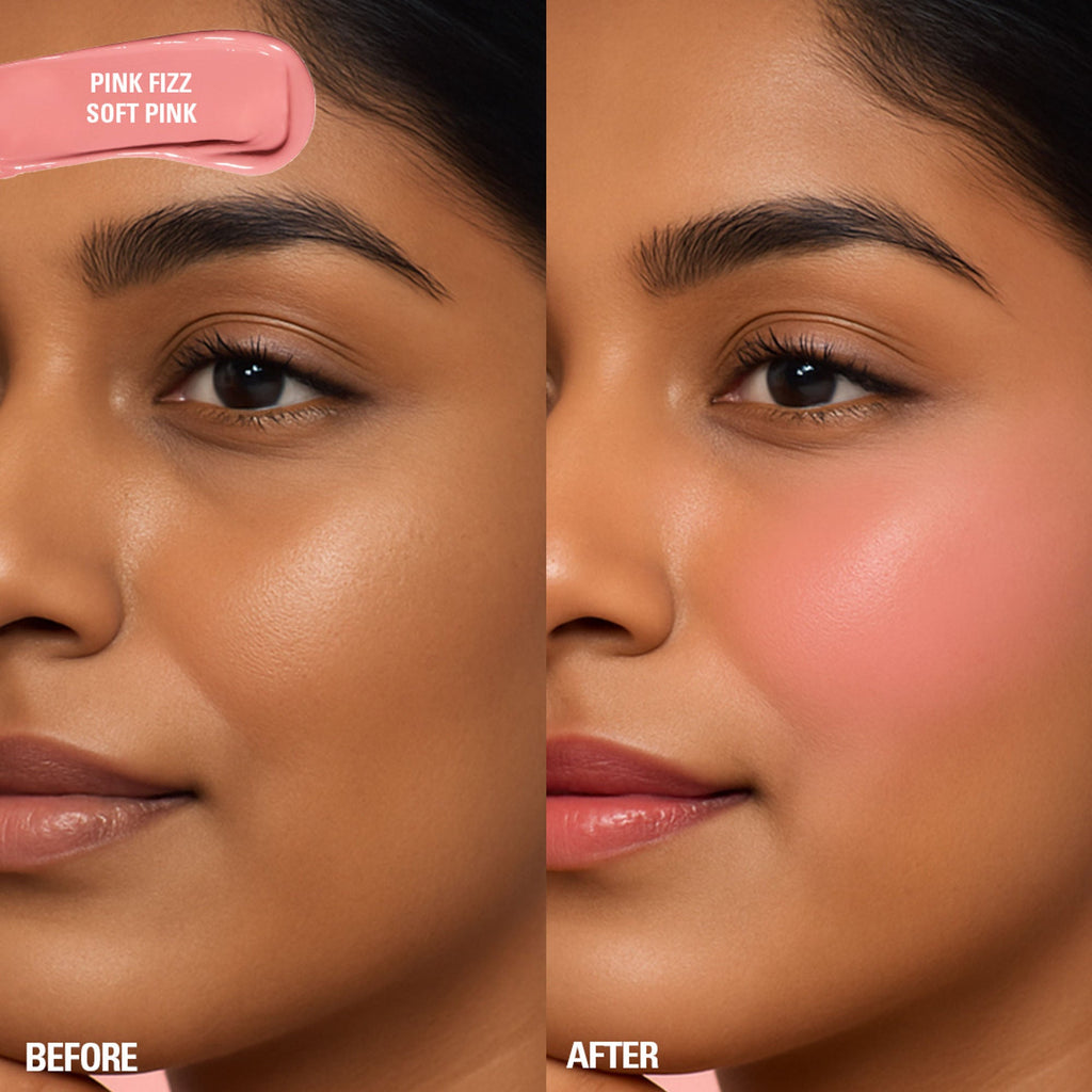 Makeup Revolution Superdewy Liquid Blush Burst - Pink Fizz Soft Pink - Distacart