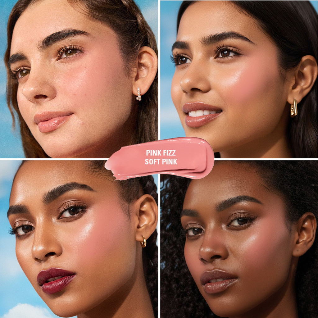 Makeup Revolution Superdewy Liquid Blush Burst - Pink Fizz Soft Pink - Distacart
