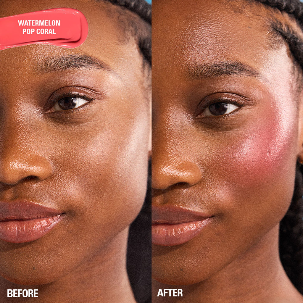 Makeup Revolution Superdewy Liquid Blush Burst - Watermelon Pop Coral