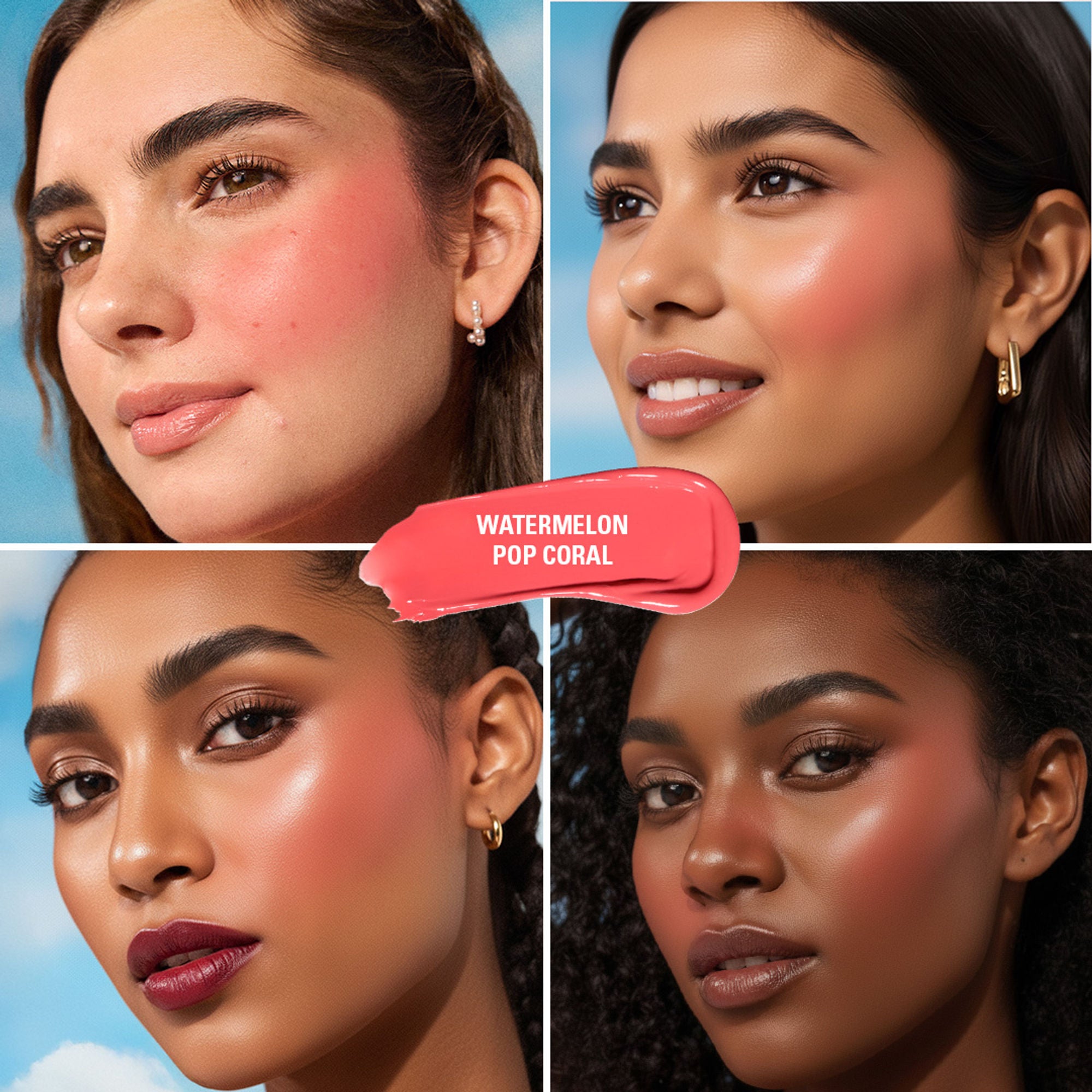 Makeup Revolution Superdewy Liquid Blush Burst - Watermelon Pop Coral