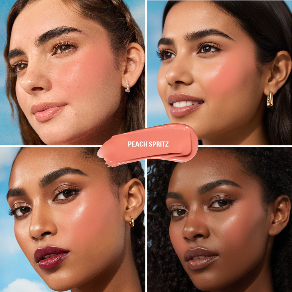 Makeup Revolution Superdewy Liquid Blush Burst - Peach Spritz