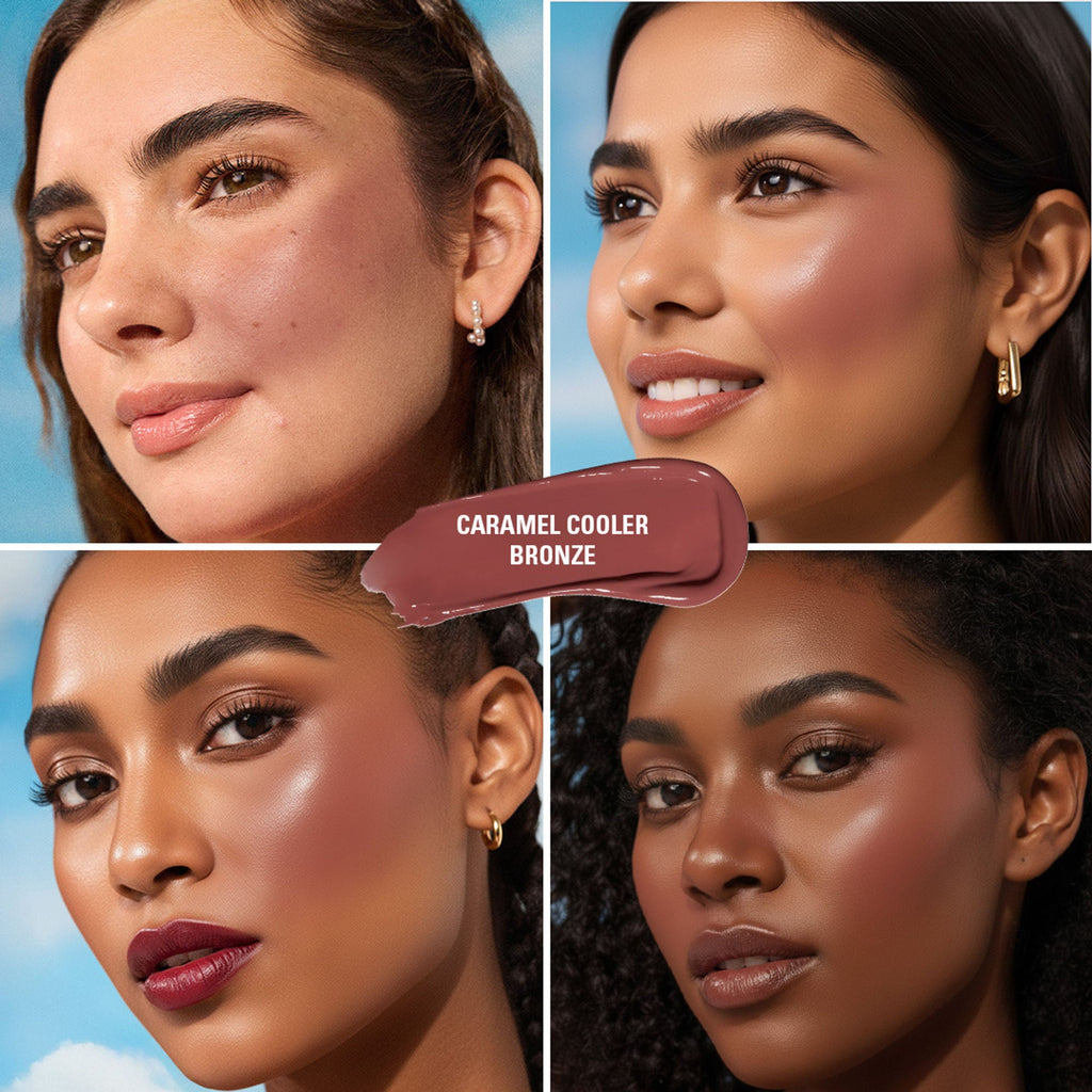 Makeup Revolution Superdewy Liquid Blush Burst - Caramel Cooler Bronze