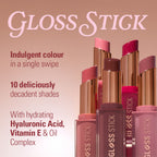Makeup Revolution Pout Lip Gloss Stick - Chocolate Ganache - Distacart