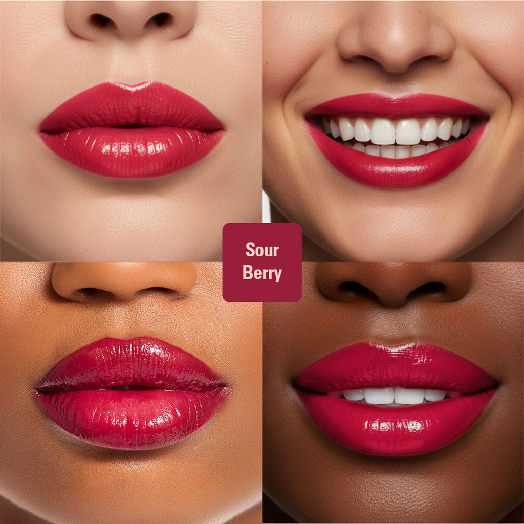 Makeup Revolution Pout Lip Gloss Stick - Sour Berry - Distacart