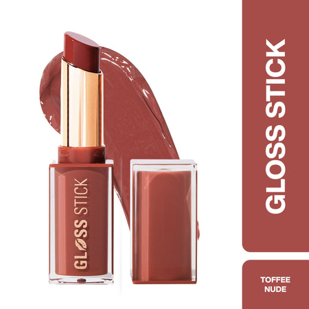 Makeup Revolution Pout Lip Gloss Stick - Toffee Nude