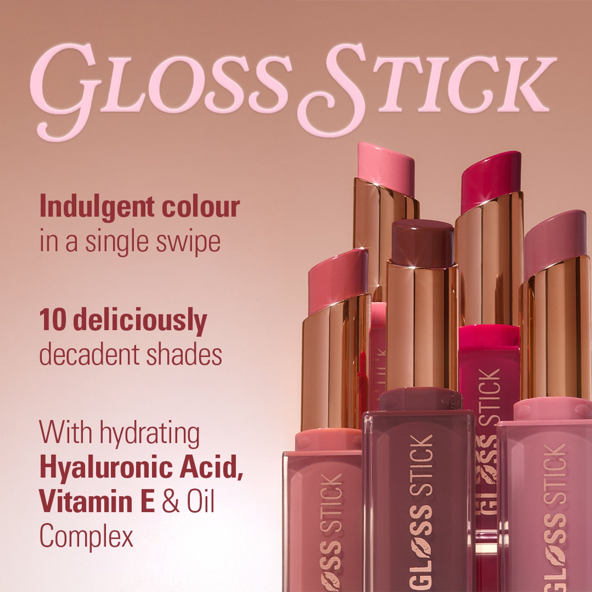 Makeup Revolution Pout Lip Gloss Stick - Toffee Nude - Distacart
