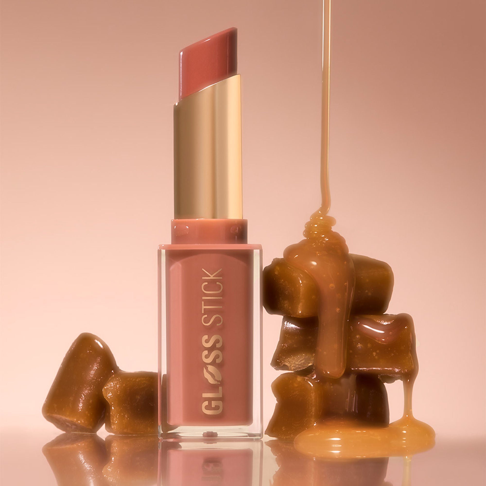 Makeup Revolution Pout Lip Gloss Stick - Toffee Nude - Distacart