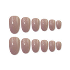 shills professional reusable press on nails oval spn511